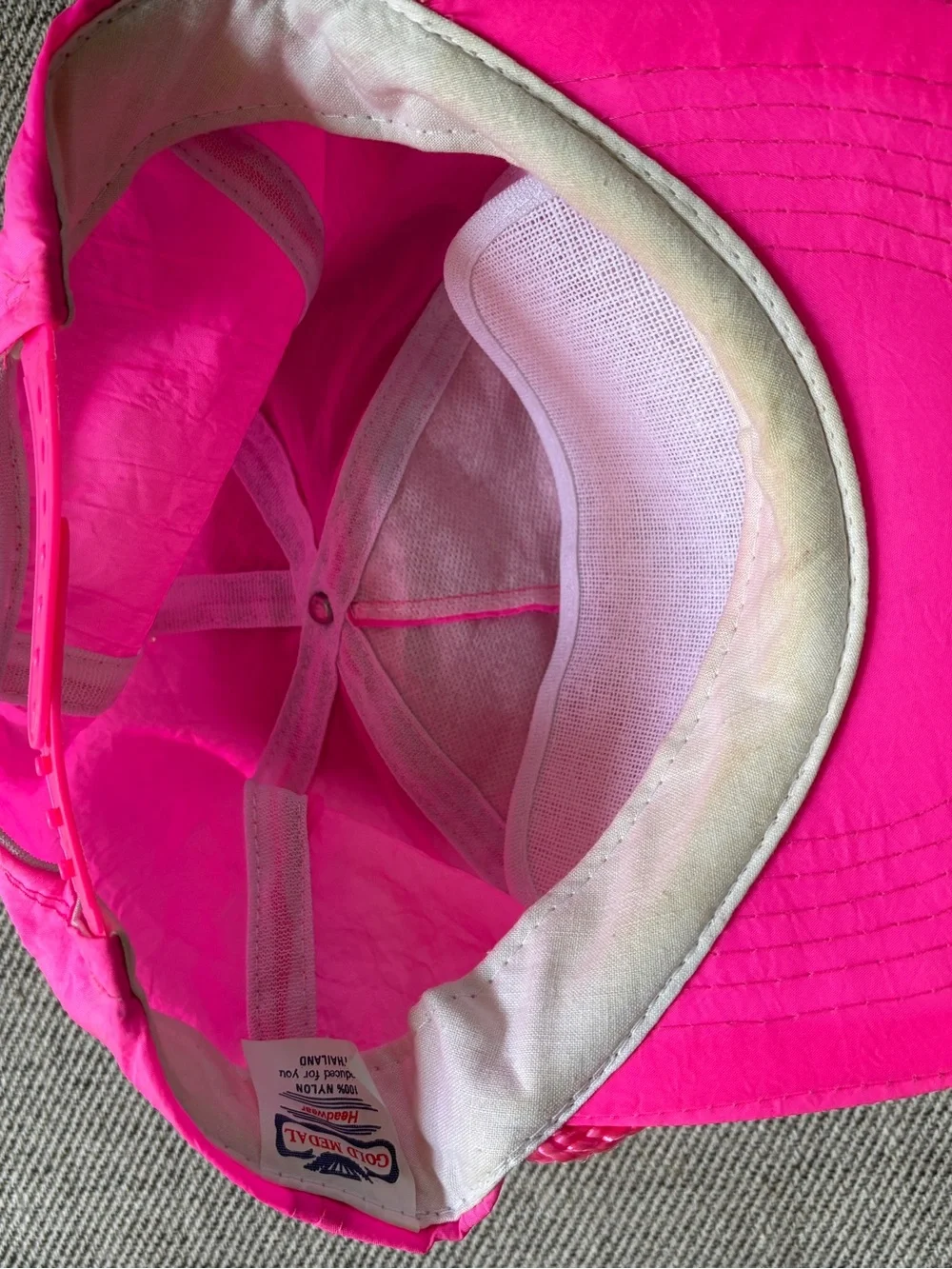 Vintage Shingle Shack Daytona Beach Florida 80s Hat Rope Snapback Hot Pink